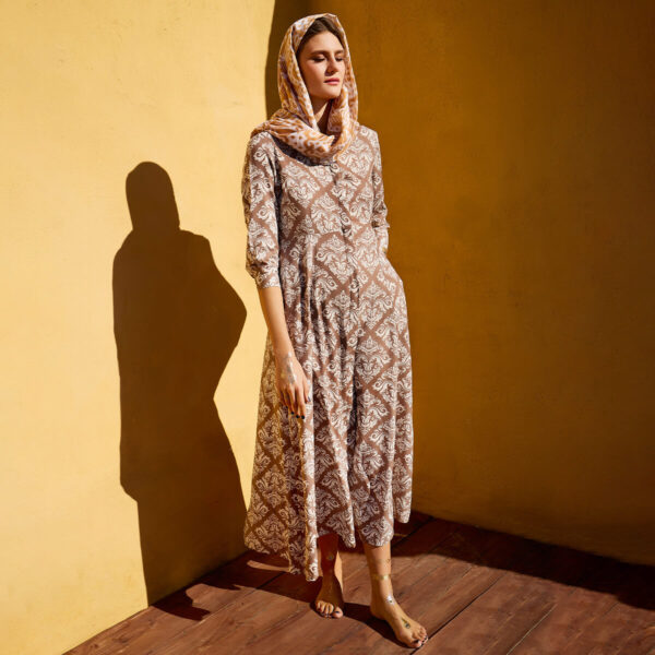 Φόρεμα σε ogee print S/M