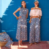Φόρεμα ogee print L/XL