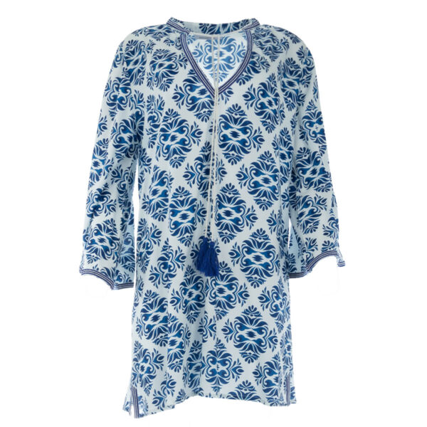 Καφτάνι με ogee print
