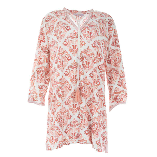 Καφτάνι με ogee print