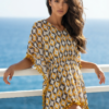 Καφτάνι σε ogee print