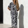 Καφτάνι μακρύ boho chic