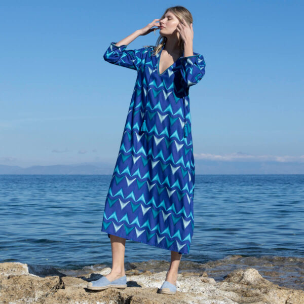 Alternative view of Καφτάνι μακρύ printed