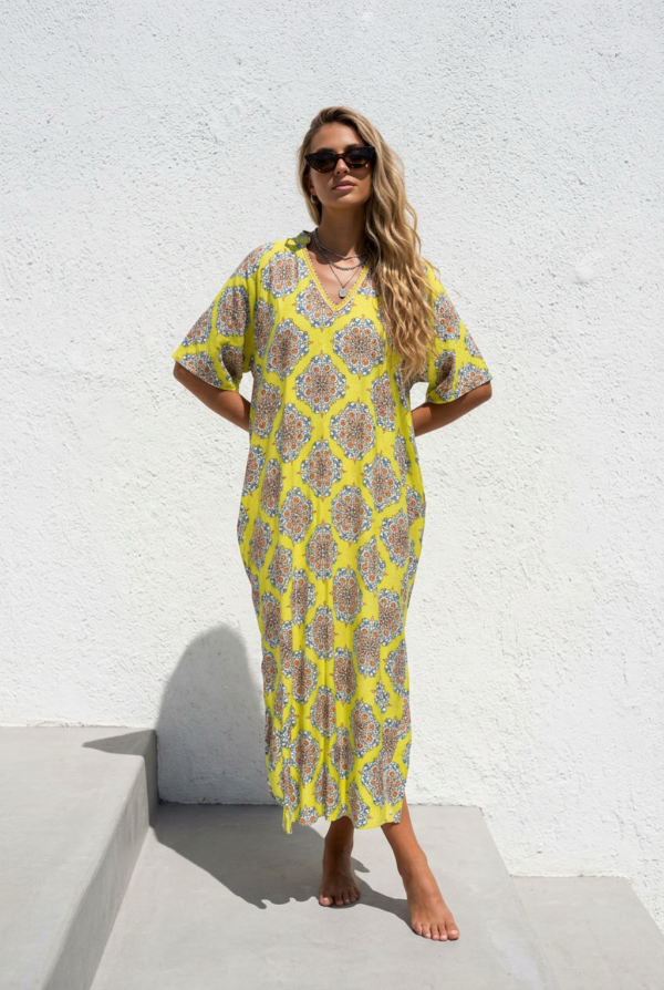 Καφτάνι μακρύ boho chic