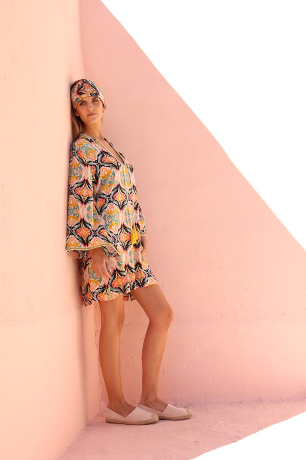 Alternative view of Καφτάνι flower printed