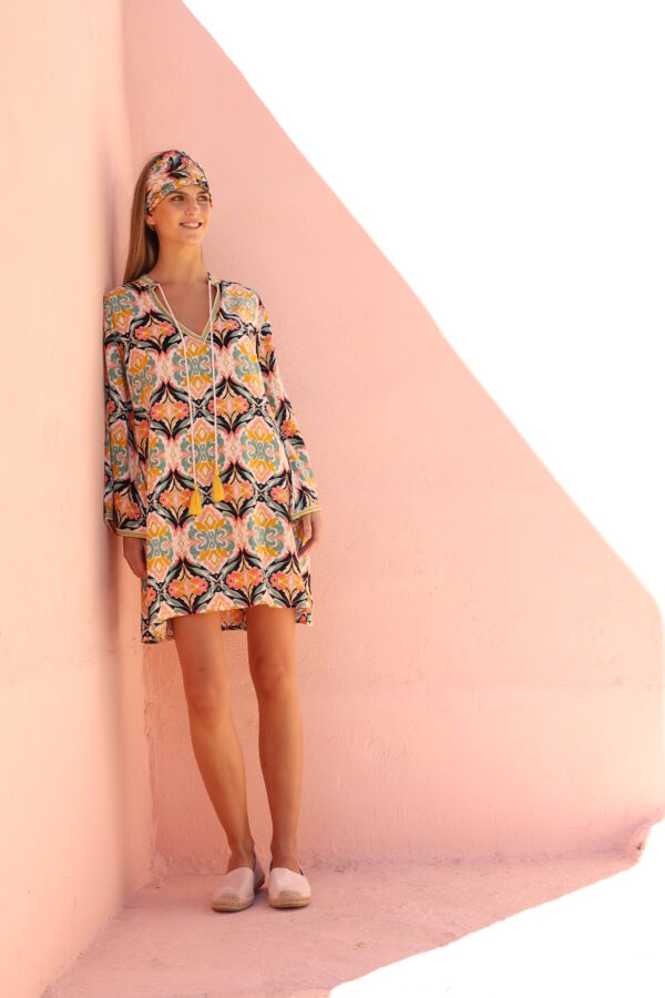 Καφτάνι flower printed