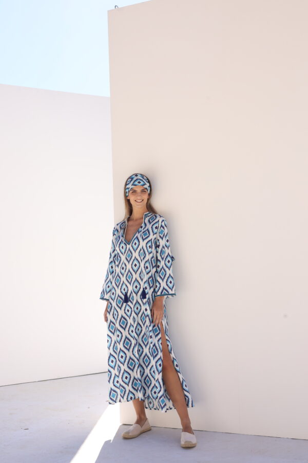 Καφτάνι μακρύ printed