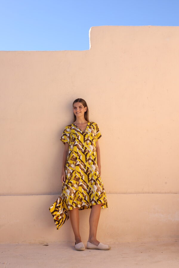 Alternative view of Φόρεμα midi με τσέπες