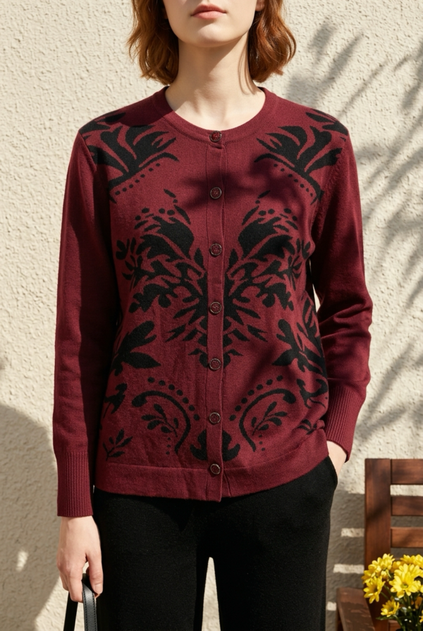 Alternative view of Ζακέτα floral print