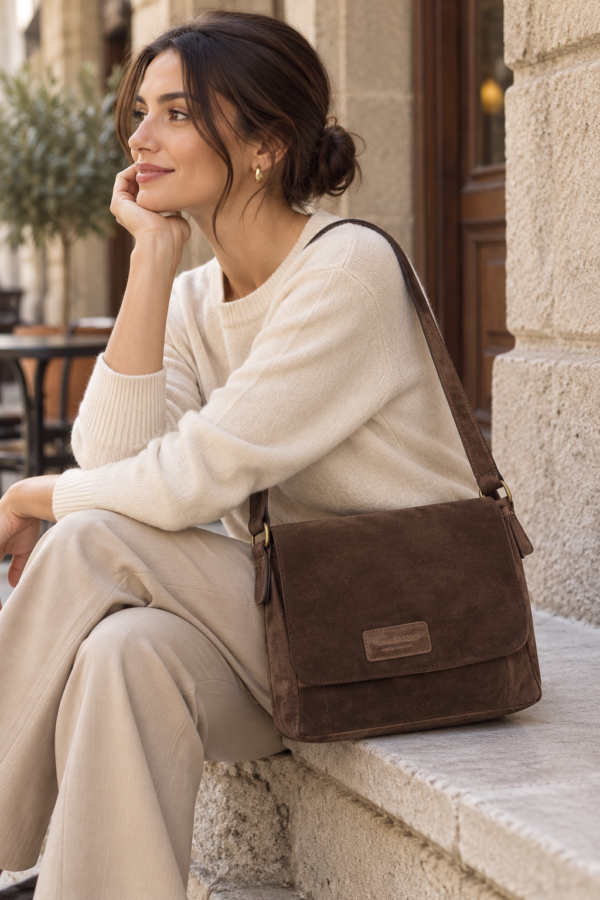 Τσάντα Χιαστί Brown